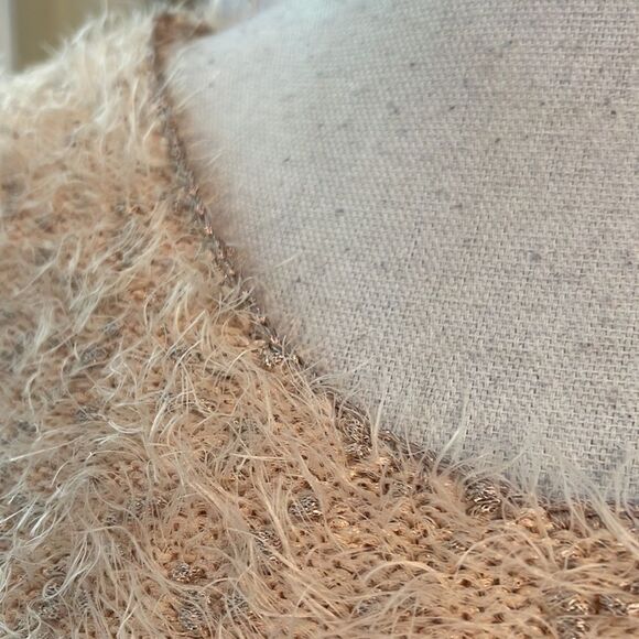 Chico’s Petite Fun Fuzzy Sweater - Picture 2 of 9